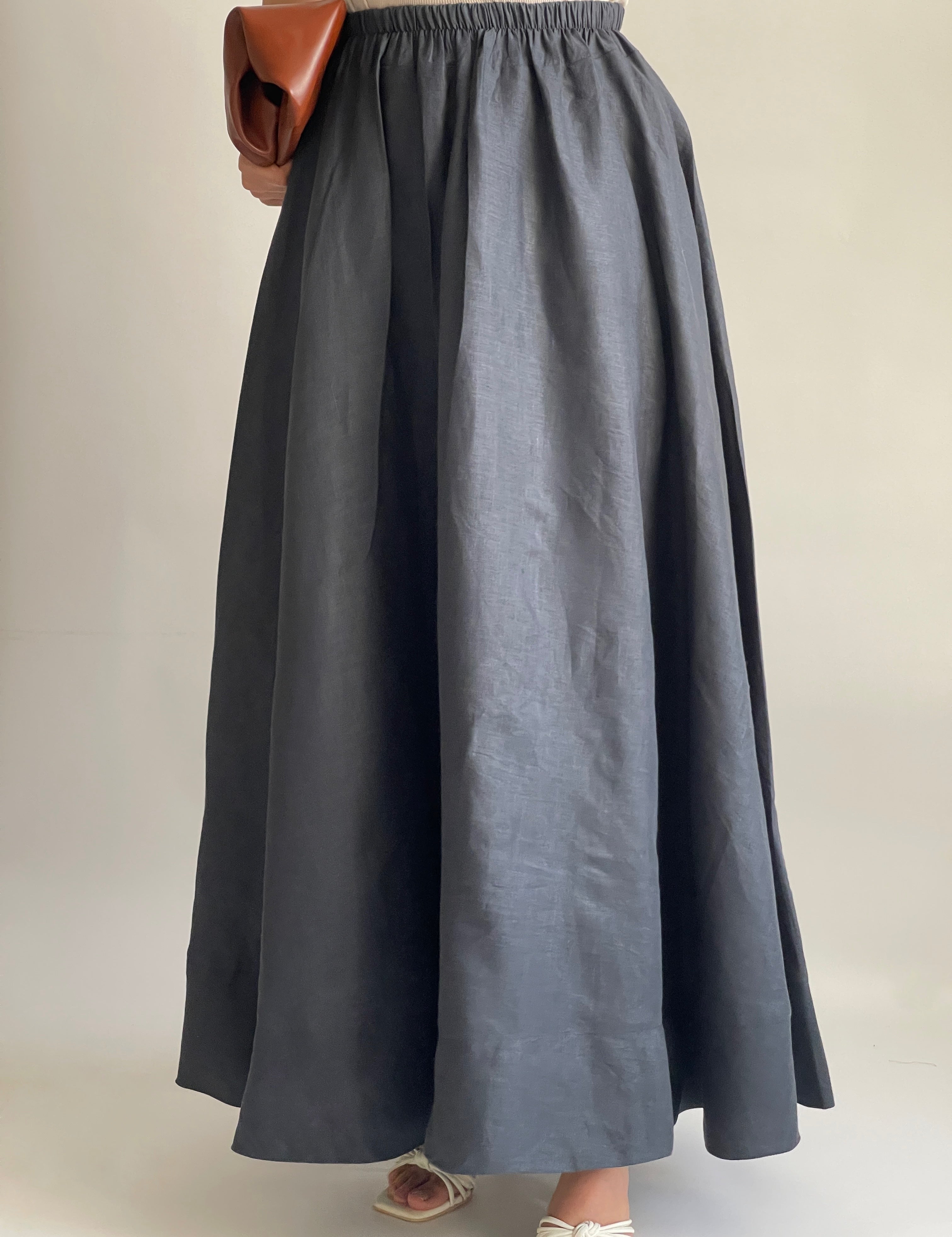 Linen Flow Skirt